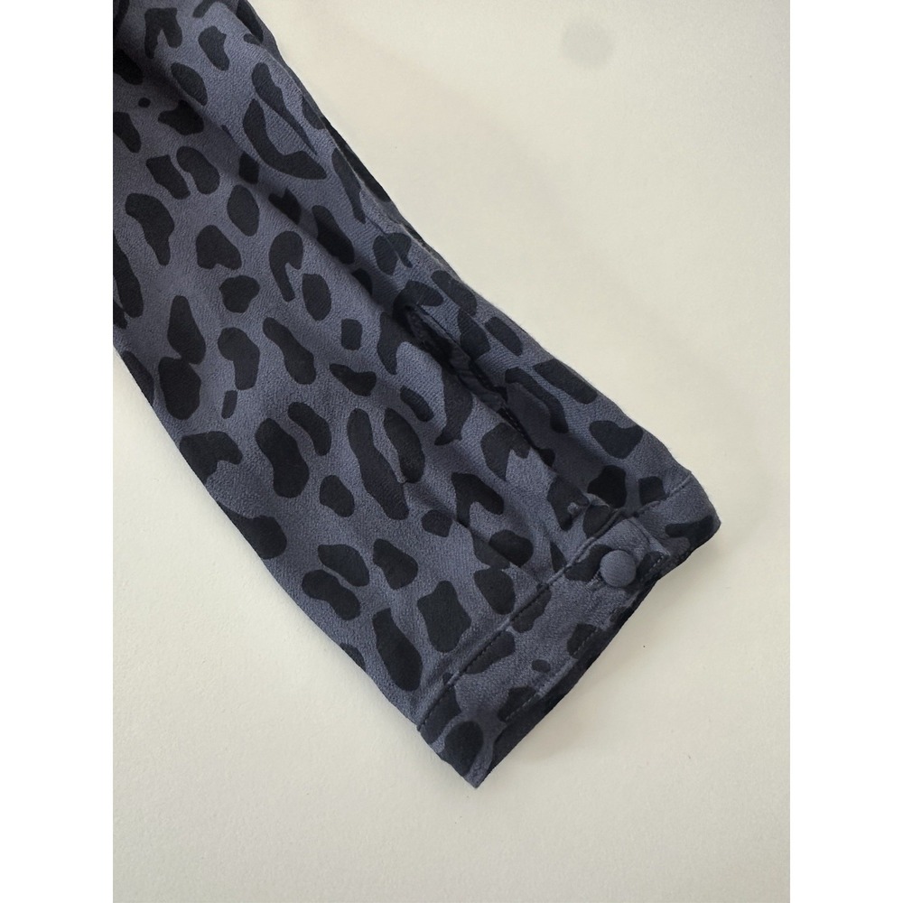 Rails Dtess Women's Small Gray Black Animal Print Jasmine Smocked Mini Safari - Picture 12 of 13